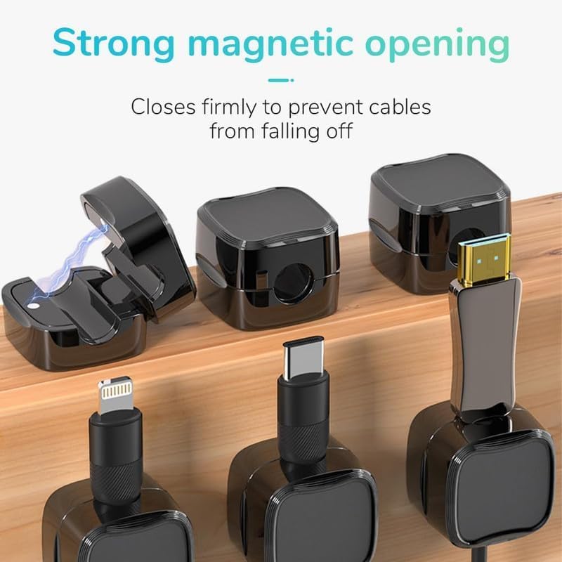 Magnetic Cord Organizer Clips