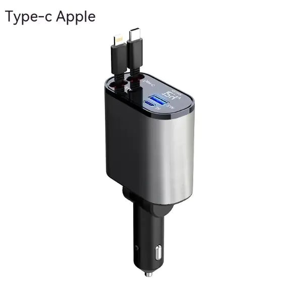 High-Speed Quad USB Car Charger