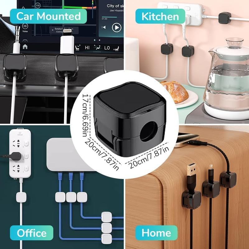 Magnetic Cord Organizer Clips