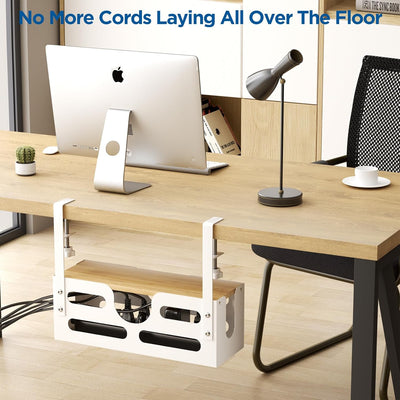 Under Desk Cable Management Box