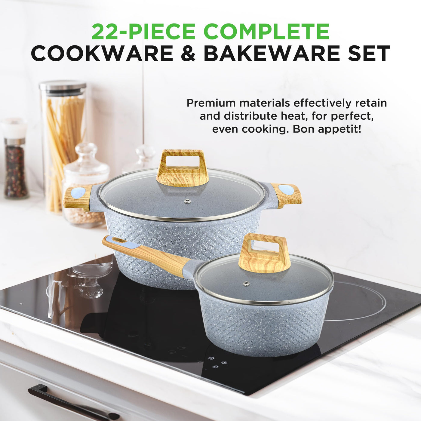 Non-Stick Cookware & Bakeware Set