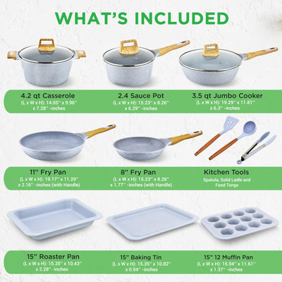 Non-Stick Cookware & Bakeware Set