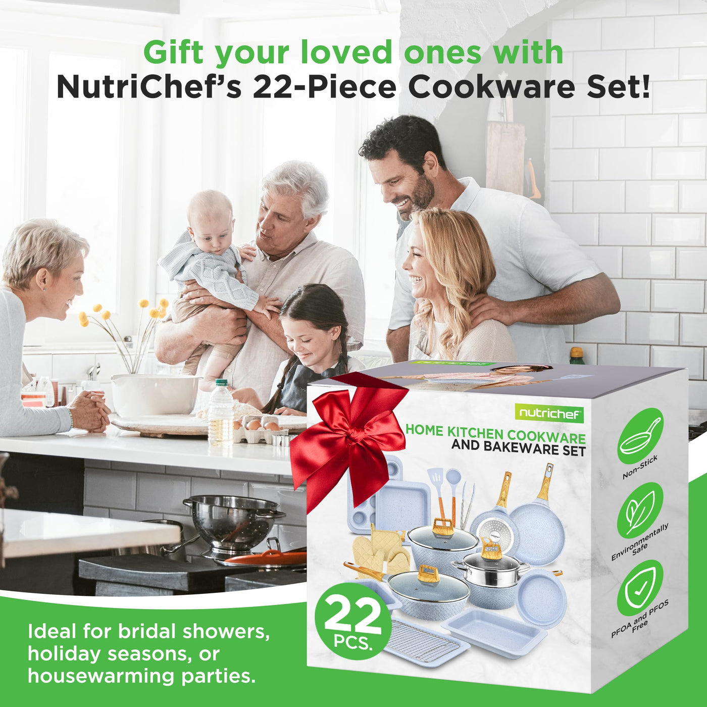 Non-Stick Cookware & Bakeware Set