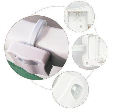 8-Color LED Toilet Light with Motion Sensor Night Lamp