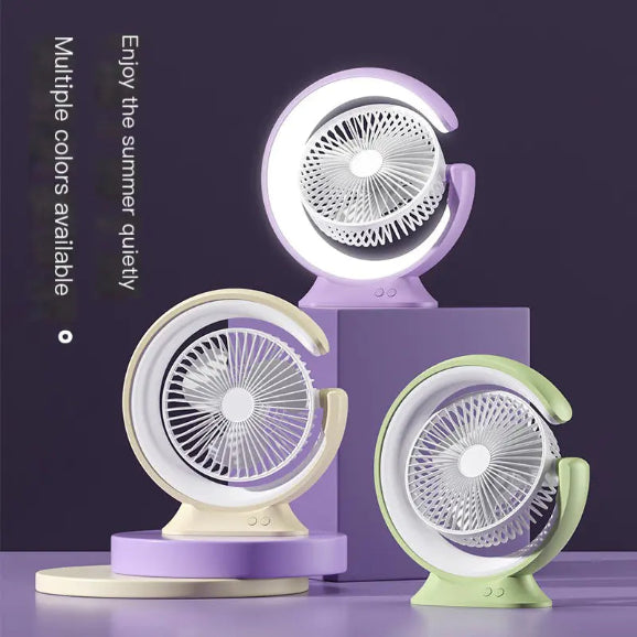 4-in-1 Rechargeable Desktop Fan