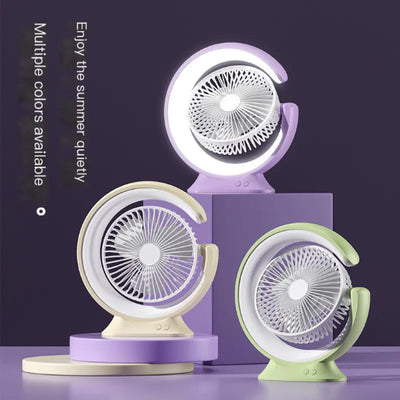 4-in-1 Rechargeable Desktop Fan