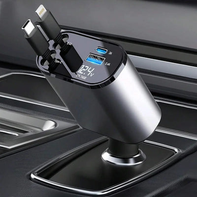 High-Speed Quad USB Car Charger