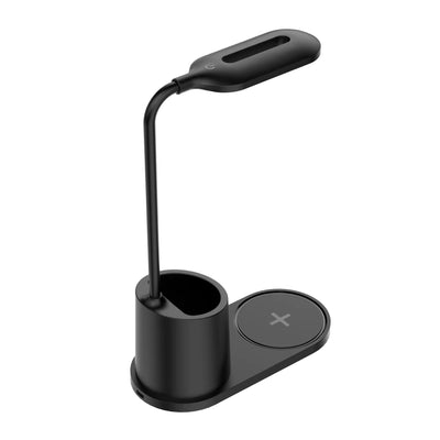 1pc USB Table Lamp with 10W Wireless Charger, Flexible