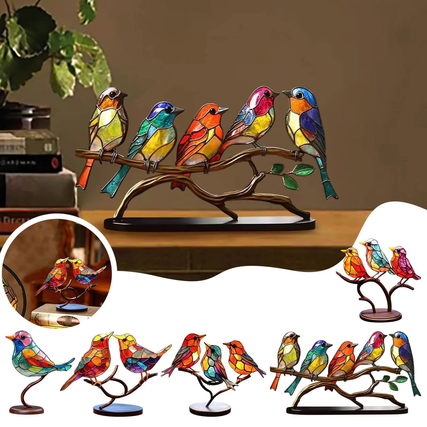 Bird Decor Figurines