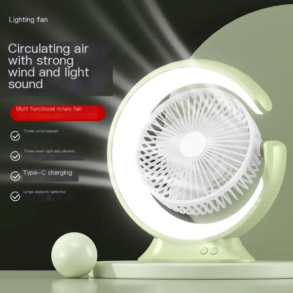 4-in-1 Rechargeable Desktop Fan