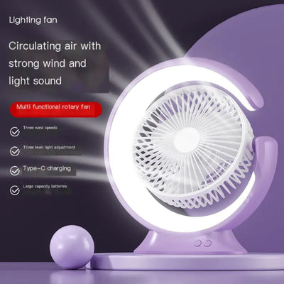 4-in-1 Rechargeable Desktop Fan