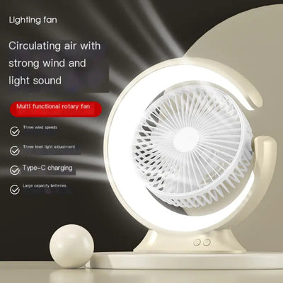 4-in-1 Rechargeable Desktop Fan