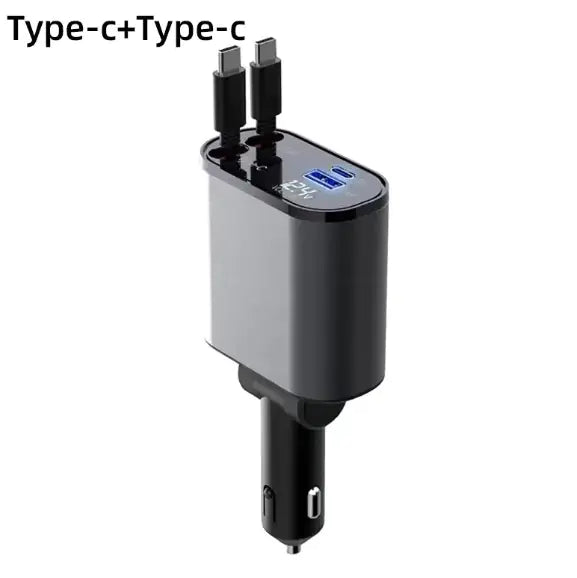 High-Speed Quad USB Car Charger